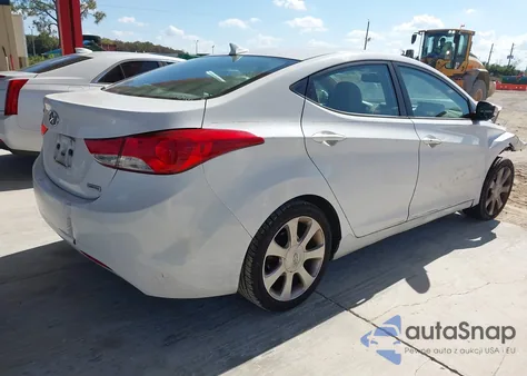2013 Hyundai Elantra Limited из США, поврежденный, VIN 5NPDH4AE9DH232696